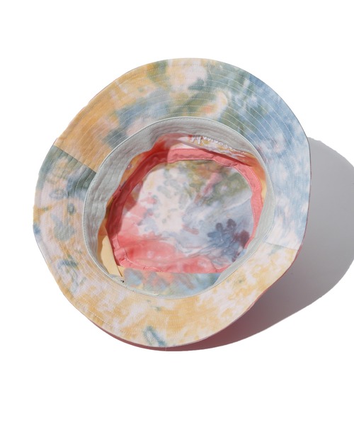 MANASTASH(マナスタッシュ)の「MANASTASH/マナスタッシュ/TIE DYE BUCKET/タイダイバケットハット(ハット・メンズ・ブラック/レッド/サックスブルー・F)」の10枚目の写真