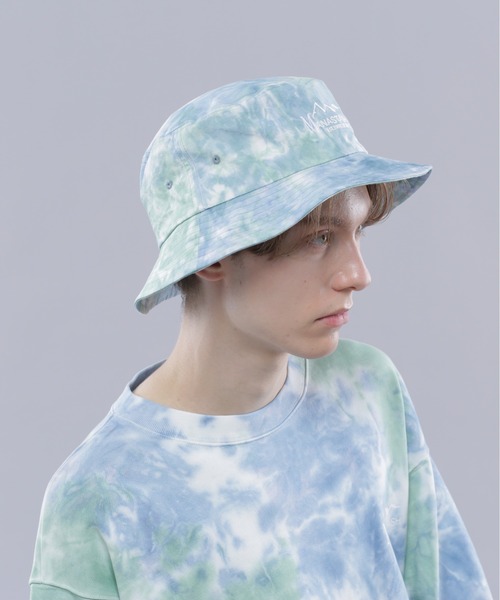 MANASTASH(マナスタッシュ)の「MANASTASH/マナスタッシュ/TIE DYE BUCKET/タイダイバケットハット(ハット・メンズ・ブラック/レッド/サックスブルー・F)」の14枚目の写真