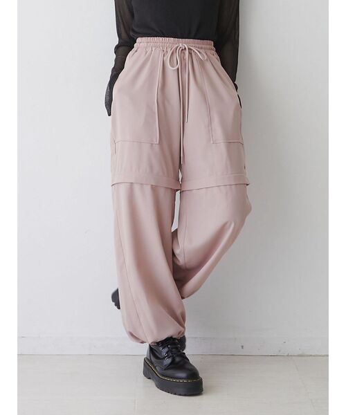 jouetie(ジュエティ)の「2WAYZIPパンツ(その他パンツ・レディース・アイボリー/ブラック/ピンク/ブルー・MEDIUM)」の4枚目の写真