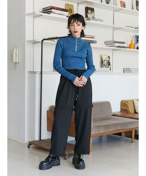 jouetie(ジュエティ)の「2WAYZIPパンツ(その他パンツ・レディース・アイボリー/ブラック/ピンク/ブルー・MEDIUM)」の18枚目の写真