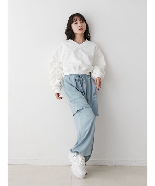 jouetie(ジュエティ)の「2WAYZIPパンツ(その他パンツ・レディース・アイボリー/ブラック/ピンク/ブルー・MEDIUM)」の21枚目の写真