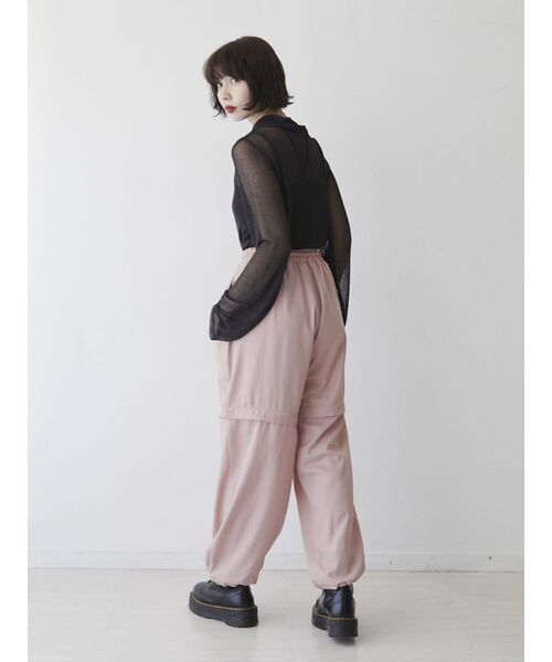 jouetie(ジュエティ)の「2WAYZIPパンツ(その他パンツ・レディース・アイボリー/ブラック/ピンク/ブルー・MEDIUM)」の5枚目の写真