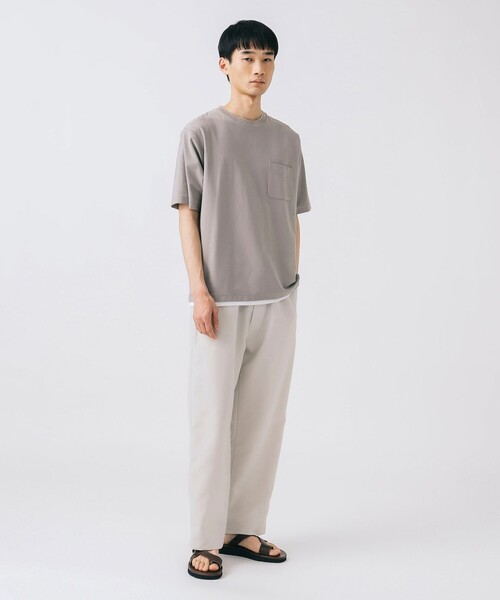 【接触冷感】BEAMS HEART / クールタッチ フェイクレイヤー ポケット Tシャツ（Tシャツ/カットソー）｜BEAMS HEART（ビームスハート）