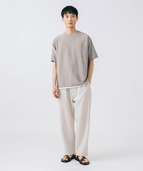 【接触冷感】BEAMS HEART / クールタッチ フェイクレイヤー ポケット Tシャツ（Tシャツ/カットソー）｜BEAMS HEART（ビームスハート）