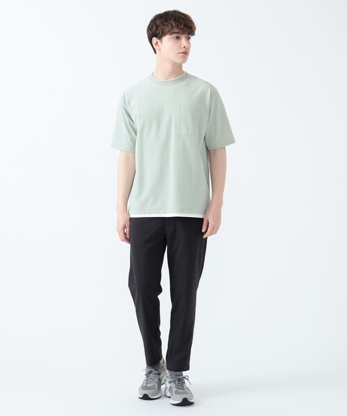 【接触冷感】BEAMS HEART / クールタッチ フェイクレイヤー ポケット Tシャツ（Tシャツ/カットソー）｜BEAMS HEART（ビームスハート）