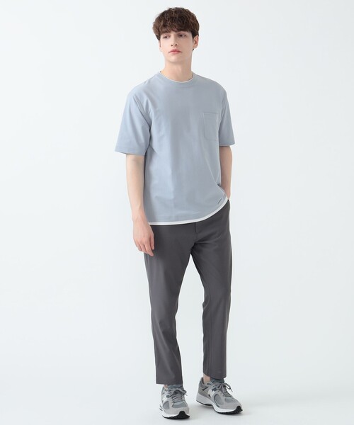 【接触冷感】BEAMS HEART / クールタッチ フェイクレイヤー ポケット Tシャツ（Tシャツ/カットソー）｜BEAMS HEART（ビームスハート）