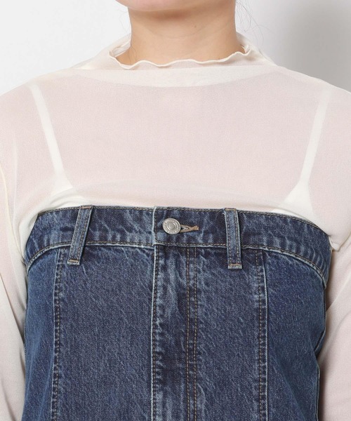 LOWRYS FARM（ローリーズファーム）の「CONEベアチュニック　991793（チュニック・レディース・ブルー/ブルー系その他・FREE）」の4枚目の写真