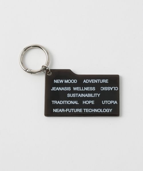 JEANASIS（ジーナシス）の「PLATE KEY CHARM/996822（キーホルダー・レディース・ホワイト系その他/ブラック系その他/グレー系その他・FREE）」の9枚目の写真