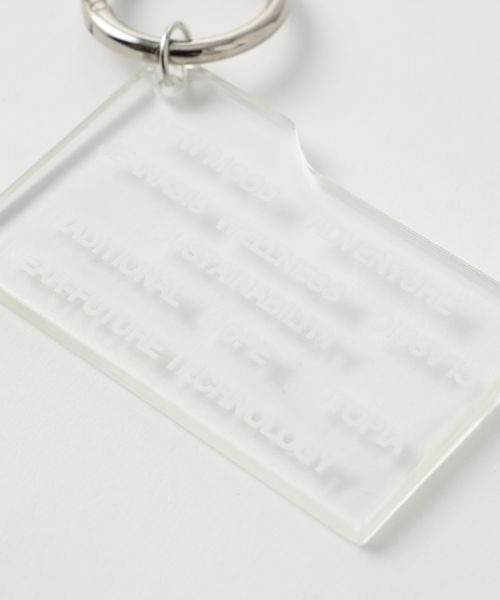 JEANASIS（ジーナシス）の「PLATE KEY CHARM/996822（キーホルダー・レディース・ホワイト系その他/ブラック系その他/グレー系その他・FREE）」の7枚目の写真