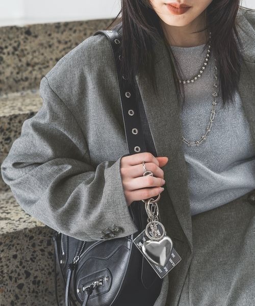 JEANASIS（ジーナシス）の「PLATE KEY CHARM/996822（キーホルダー・レディース・ホワイト系その他/ブラック系その他/グレー系その他・FREE）」の13枚目の写真