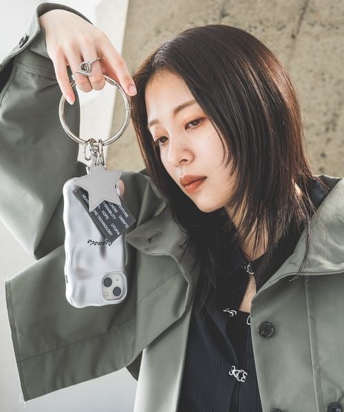 JEANASIS（ジーナシス）の「PLATE KEY CHARM/996822（キーホルダー・レディース・ホワイト系その他/ブラック系その他/グレー系その他・FREE）」の15枚目の写真