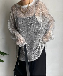 【WEB限定】 ネップメッシュプルオーバー