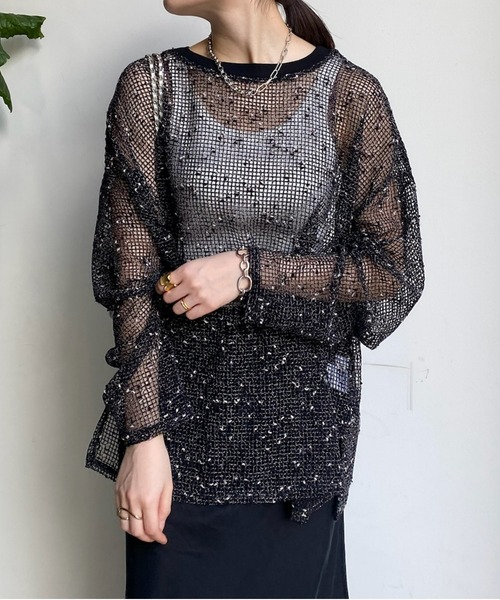 セール】【WEB限定】 ネップメッシュプルオーバー（Tシャツ