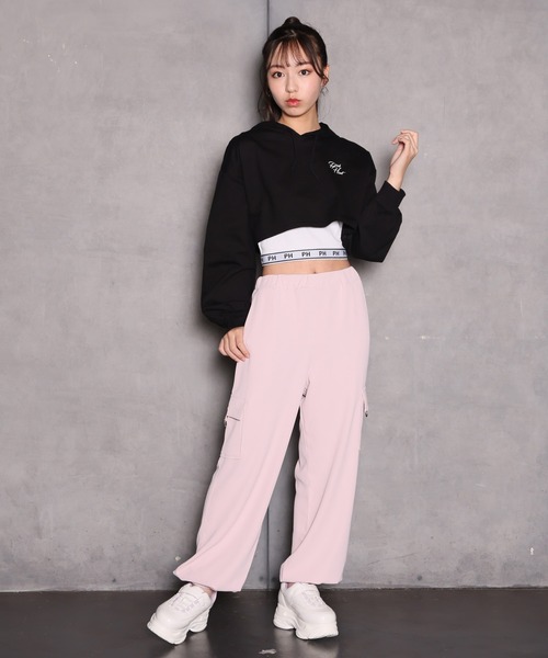 新品 バンデル 上下セット パーカー+パンツ ピンク×白 XL S-GINN-HOOD-PAK プルオーバーパーカー｜ピンク｜メンズ｜DIESEL