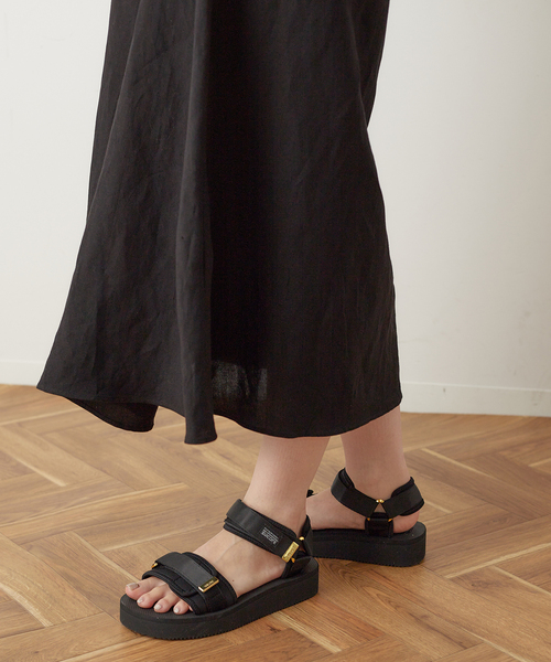 suicoke(スイコック)の「《別注》【SUICOKE/スイコック】CEL-PO LESS:サンダル(サンダル・レディース・ブラック・5/6/7)」の3枚目の写真