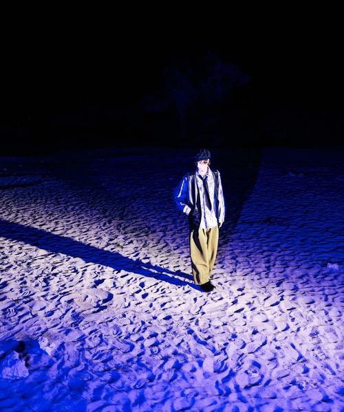 glamb（グラム）の「Color Wide Slacks / カラーワイドスラックス（スラックス・メンズ・グリーン系その他/ブラック/ワイン/ブルー・S/M/L）」の10枚目の写真