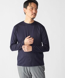 SHIPS: I Cotoni di Albini クルーネック ロングスリーブ Tシャツ