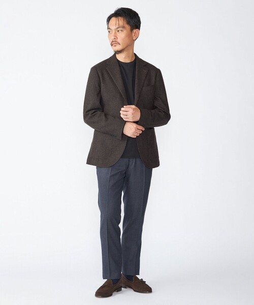 SHIPS（シップス）の「SHIPS: I Cotoni di Albini クルーネック ロングスリーブ Tシャツ（Tシャツ/カットソー・メンズ・グレー/ホワイト/ブラック/ネイビー・MEDIUM/LARGE/SMALL/X-LARGE）」の21枚目の写真