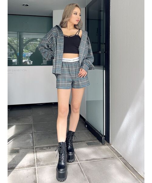 GYDA（ジェイダ）の「バインダービスチェ（キャミソール・レディース・オフホワイト/ブラック・FREE）」の20枚目の写真