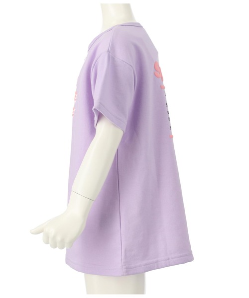 ANAP kids(アナップキッズ)の「ハートチャーム付ミニ裏毛チュニック(チュニック・キッズ・ラベンダー/アイボリー・110cm/120cm/130cm/100cm)」の10枚目の写真