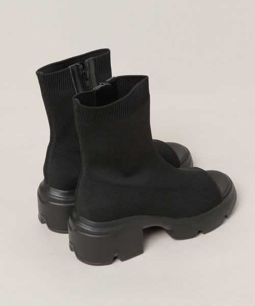 JEANASIS(ジーナシス)の「ニットストレッチブーサン/105262(その他シューズ・レディース・ブラック/ホワイト・MEDIUM/LARGE)」の16枚目の写真