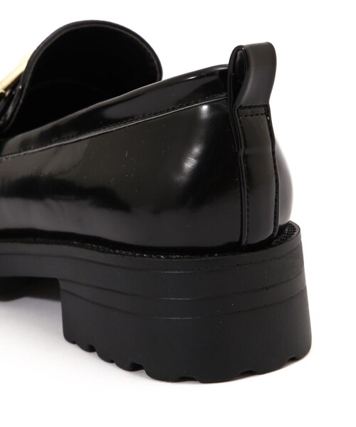 EDIT COLOGNE（エディットコロン）の「ビット付プラットフォームローファー（パンプス・レディース・ベージュ/オフホワイト/ブラック・MEDIUM/LARGE）」の9枚目の写真