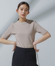 NANO universe | Anti Soaked(R) 汗染み防止 クルーネックリブTシャツ(Tシャツ/カットソー)