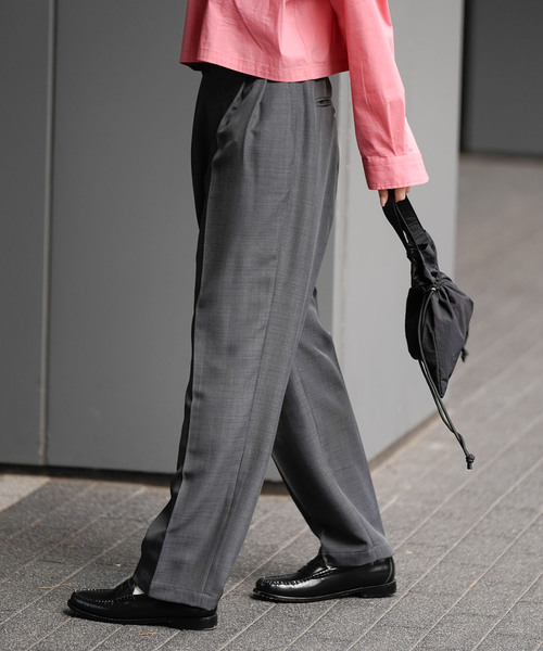 OUTDOOR PRODUCTS Usual Things（アウトドアプロダクツユージュアルシングス）の「ORDINARY PANTS（スラックス・レディース・グレー/ネイビー・36/38/40/34）」の15枚目の写真