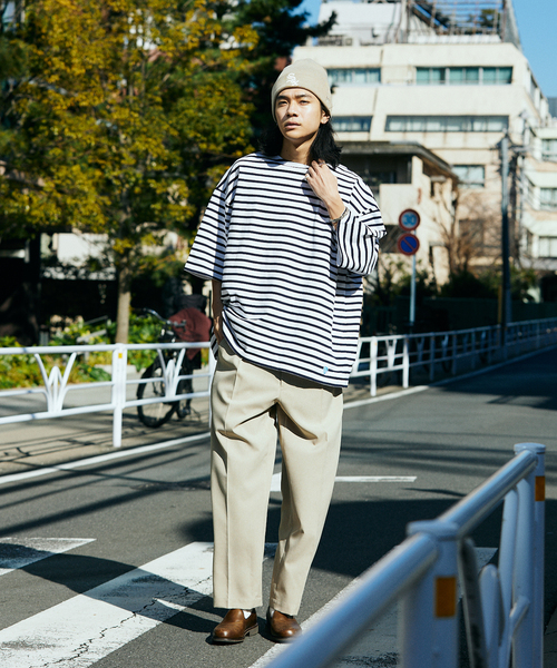 ORCIVAL（オーシバル）の「ORCIVAL / オーシバル WIDE BODY BOAT NECK S/S P.O. - SMU COLOR（Tシャツ/カットソー・メンズ・ホワイト・3/4/5）」の15枚目の写真