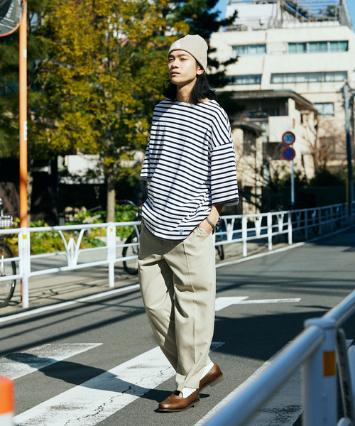 ORCIVAL（オーシバル）の「ORCIVAL / オーシバル WIDE BODY BOAT NECK S/S P.O. - SMU COLOR（Tシャツ/カットソー・メンズ・ホワイト・3/4/5）」の16枚目の写真