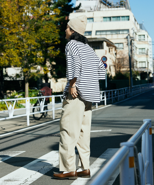 ORCIVAL（オーシバル）の「ORCIVAL / オーシバル WIDE BODY BOAT NECK S/S P.O. - SMU COLOR（Tシャツ/カットソー・メンズ・ホワイト・3/4/5）」の18枚目の写真