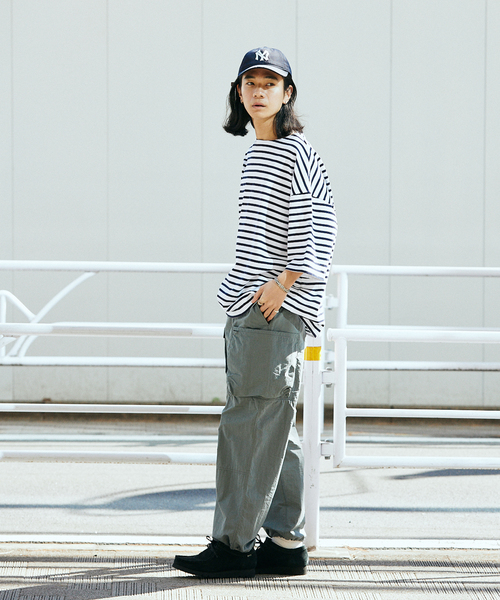 ORCIVAL（オーシバル）の「ORCIVAL / オーシバル WIDE BODY BOAT NECK S/S P.O. - SMU COLOR（Tシャツ/カットソー・メンズ・ホワイト・3/4/5）」の4枚目の写真