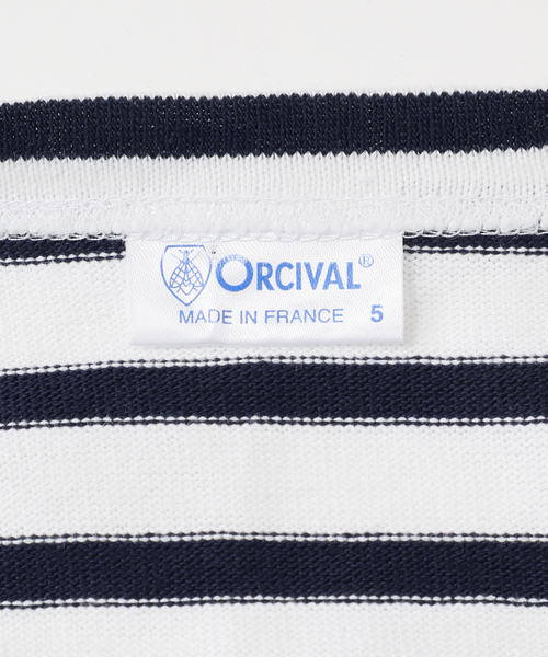 ORCIVAL（オーシバル）の「ORCIVAL / オーシバル WIDE BODY BOAT NECK S/S P.O. - SMU COLOR（Tシャツ/カットソー・メンズ・ホワイト・3/4/5）」の20枚目の写真