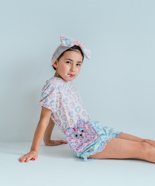 fafa（フェフェ）の「MARTYLE | パフスリーブTシャツ（Tシャツ/カットソー・キッズ・ピンク系その他・110/120/130/140/150）」の3枚目の写真