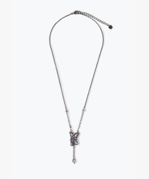 新品未使用　アナスイ　ネックレス　2点セット ANNA SUI ネックレス 蝶 バラモチーフ 2点セットネックレス