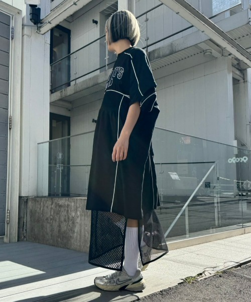 Candy Stripper（キャンディストリッパー）の「CANDY MESH ワンピース（ワンピース・レディース・ブラック/カーキ/オフホワイト・2）」の15枚目の写真