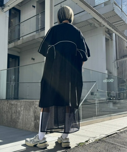 Candy Stripper（キャンディストリッパー）の「CANDY MESH ワンピース（ワンピース・レディース・ブラック/カーキ/オフホワイト・2）」の16枚目の写真