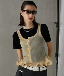 PRANK PROJECT | ウェーブヘムニットタンク / Wave Hem Knit Tank Top(タンクトップ)