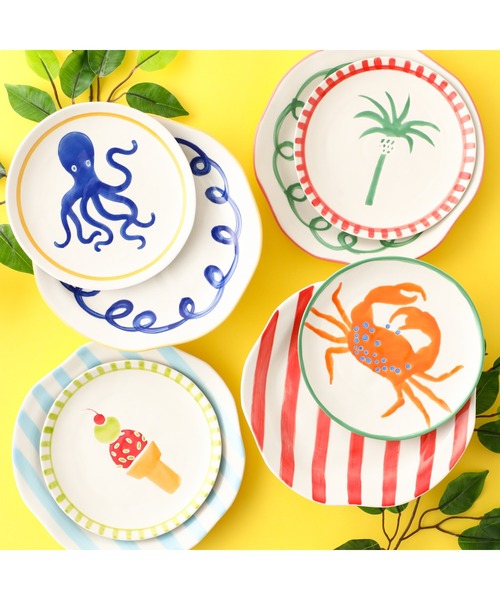 Francfranc（フランフラン）の「ハンドペイント プレート トゥワール L