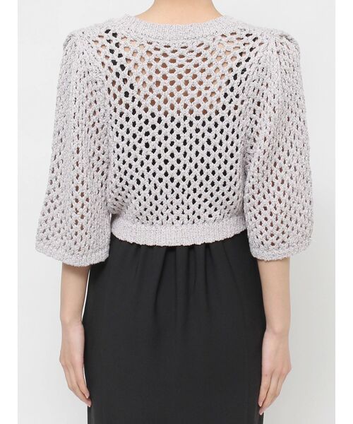 RESEXXY(リゼクシー)の「クロシェカーディガン【セットアップ着用可能】(カーディガン/ボレロ・レディース・ブラック/アイボリー/ベージュ・FREE)」の15枚目の写真