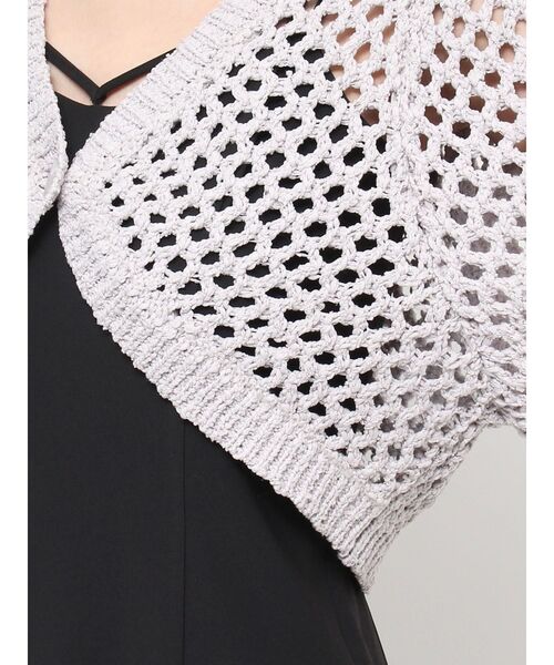 RESEXXY(リゼクシー)の「クロシェカーディガン【セットアップ着用可能】(カーディガン/ボレロ・レディース・ブラック/アイボリー/ベージュ・FREE)」の18枚目の写真