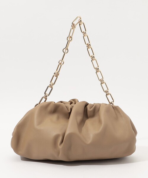 INNUE(イヌエ)の「INNUE CRUCTH BAG チェーン2‐WAYバッグ(クラッチバッグ・レディース・ベージュ・FREE)」の10枚目の写真