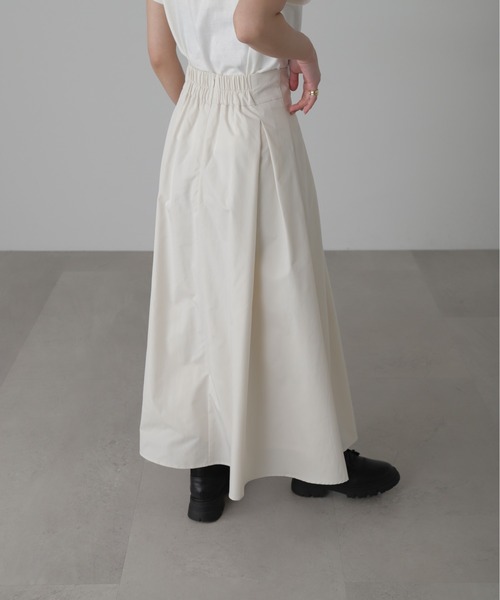 FREE'S MART（フリーズマート）の「◆[低身長サイズ/Sシリーズ]ベネシャンタックフレアスカート（スカート・レディース・グレー/ホワイト/カーキ・X-SMALL/SMALL/MEDIUM）」の9枚目の写真