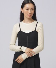 ◆クルーネックリブTシャツ