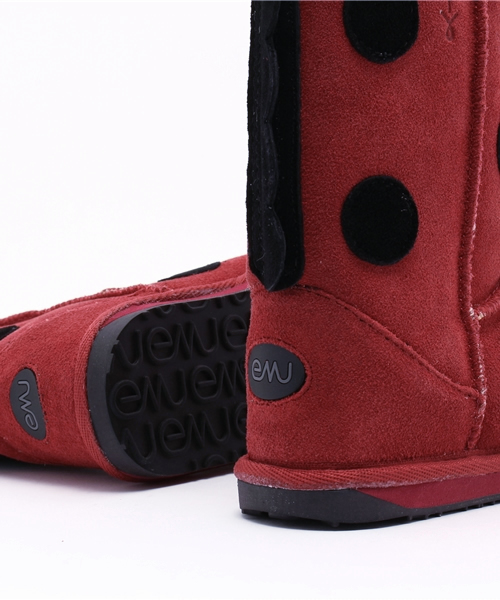 EMU Australia(エミューオーストラリア)の「Ladybird(ブーツ・キッズ・レッド・15cm/17cm/18cm/16cm/19cm/13cm/14cm/22cm/20cm/21cm)」の8枚目の写真