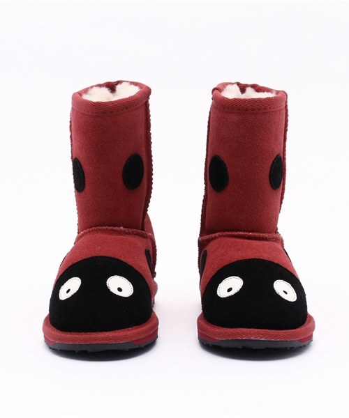 EMU Australia(エミューオーストラリア)の「Ladybird(ブーツ・キッズ・レッド・15cm/17cm/18cm/16cm/19cm/13cm/14cm/22cm/20cm/21cm)」の9枚目の写真