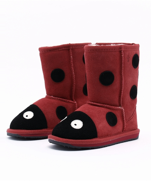 EMU Australia(エミューオーストラリア)の「Ladybird(ブーツ・キッズ・レッド・15cm/17cm/18cm/16cm/19cm/13cm/14cm/22cm/20cm/21cm)」の11枚目の写真