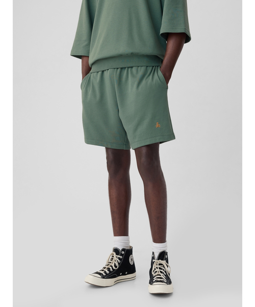 GAP(ギャップ)の「7インチ ブラナンベア スウェットショートパンツ(ユニセックス)(スウェットパンツ・メンズ・グレー/ブラック/ホワイト系その他/その他・XS/S/M/XL/L)」の6枚目の写真