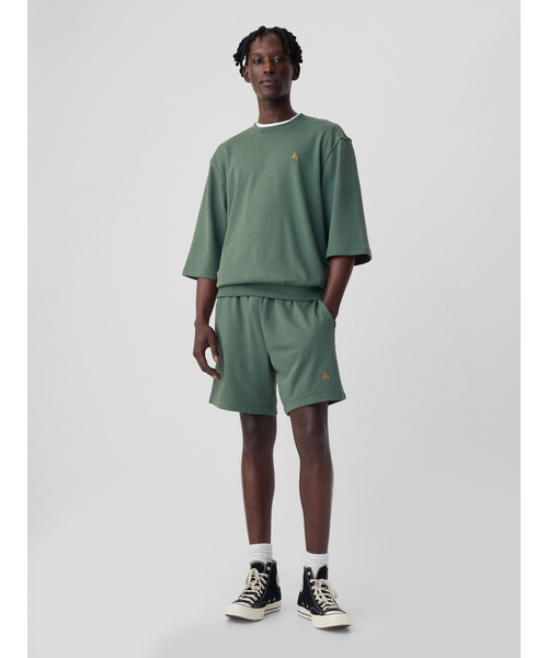 GAP(ギャップ)の「7インチ ブラナンベア スウェットショートパンツ(ユニセックス)(スウェットパンツ・メンズ・グレー/ブラック/ホワイト系その他/その他・XS/S/M/XL/L)」の17枚目の写真