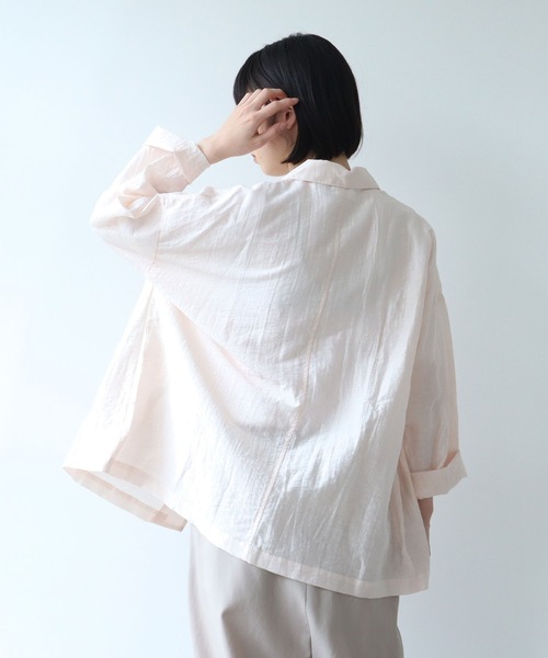 特価 yuni（ユニ ）の「レーヨンリネンナイロン haori ジャケット ジャケット・アウター